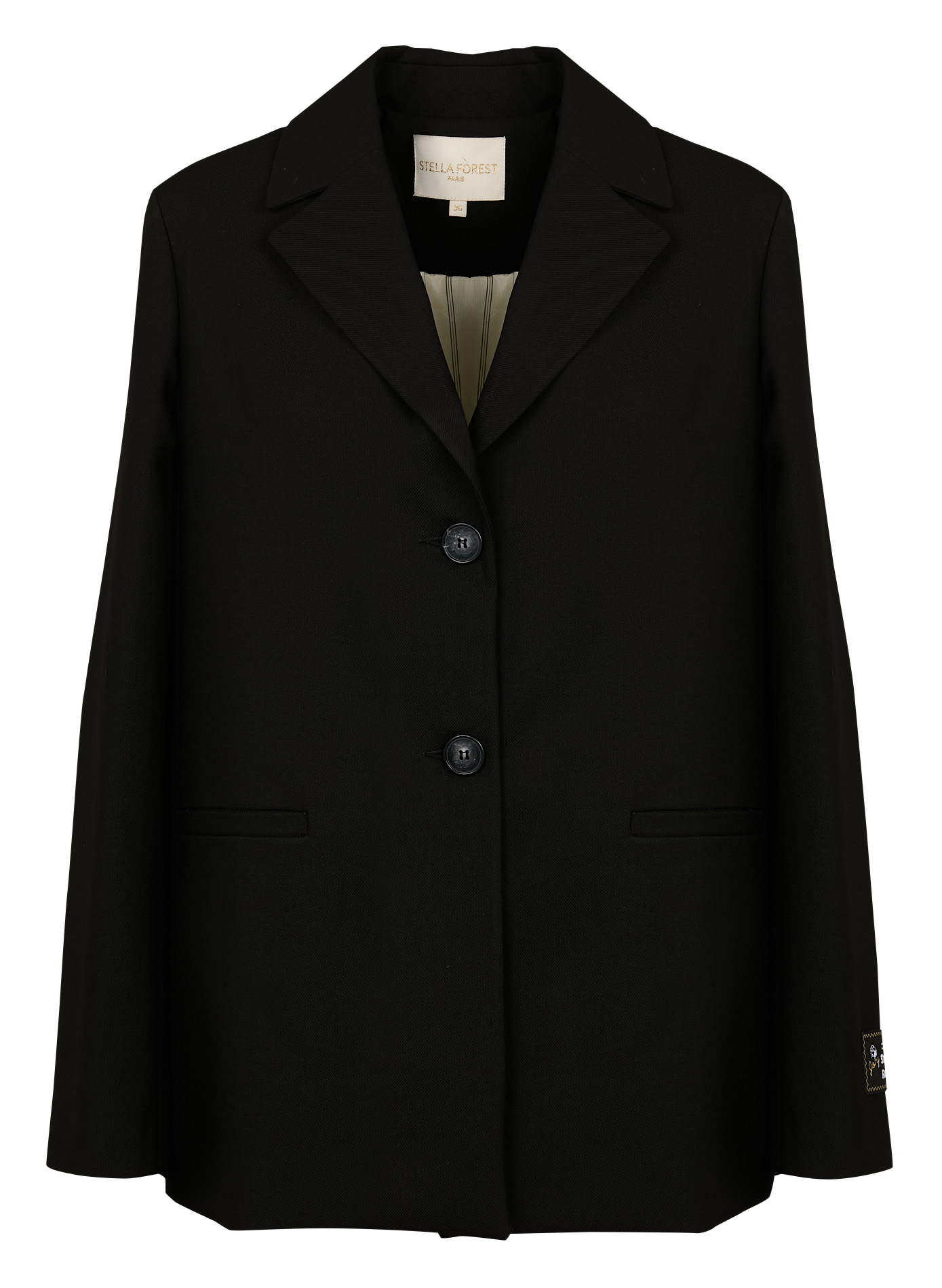 CHLOTILDE - Veste de blazer oversize | Noir