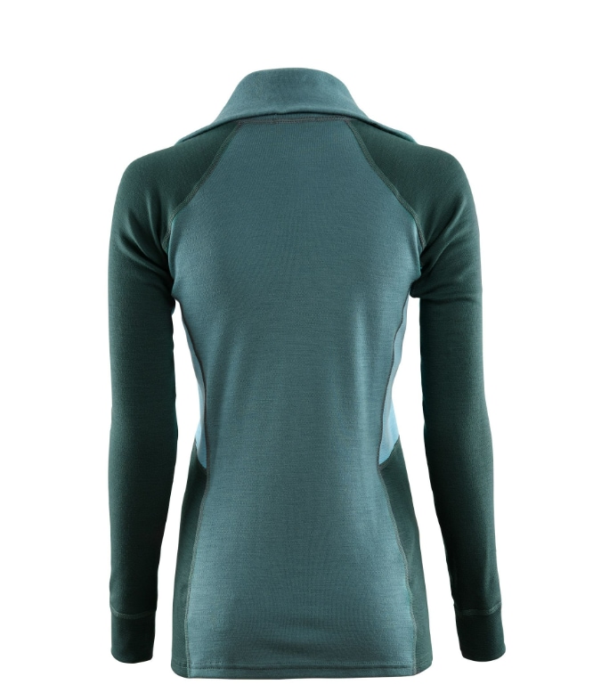 Aclima WarmWool Polo, Dame<br>Ullgenser med høy hals og glidelås!