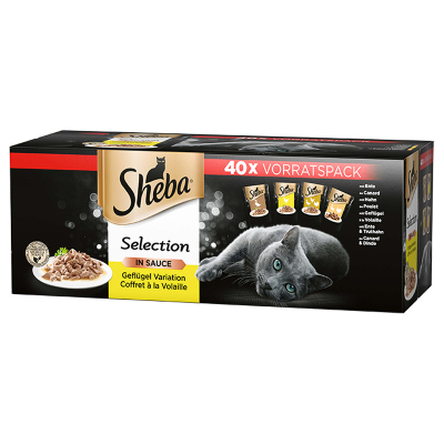 Sheba Selection in Sauce Geflügel Variation 40x85g