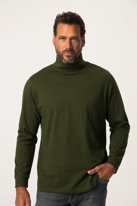 JP 1880 Rollkragen-Shirt, Basic, Jersey, lange Ärmel