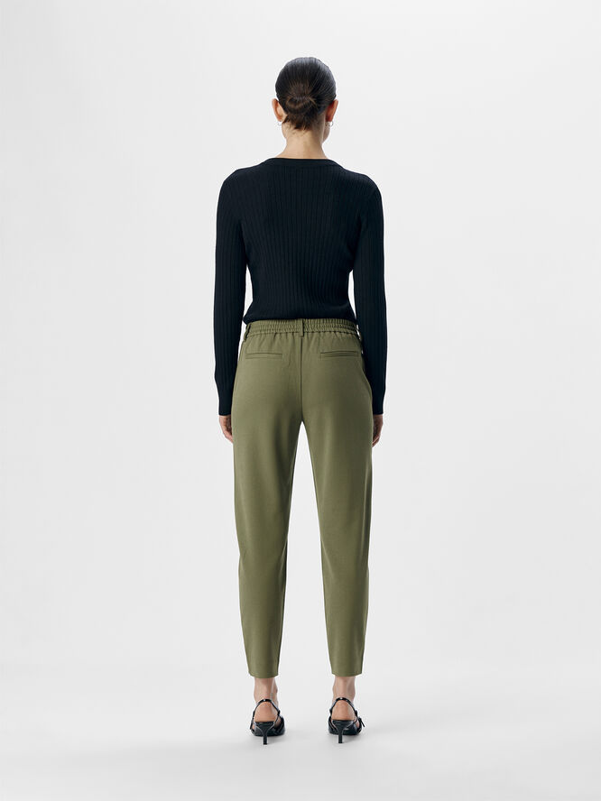 Object OBJLISA SLIM PANT NOOS Capulet olive/col