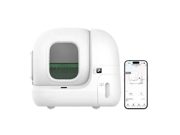 PETKIT Automatic Cat Litter Box | Pura MAX 2 | 480 x 480 x 520 cm | Baltas