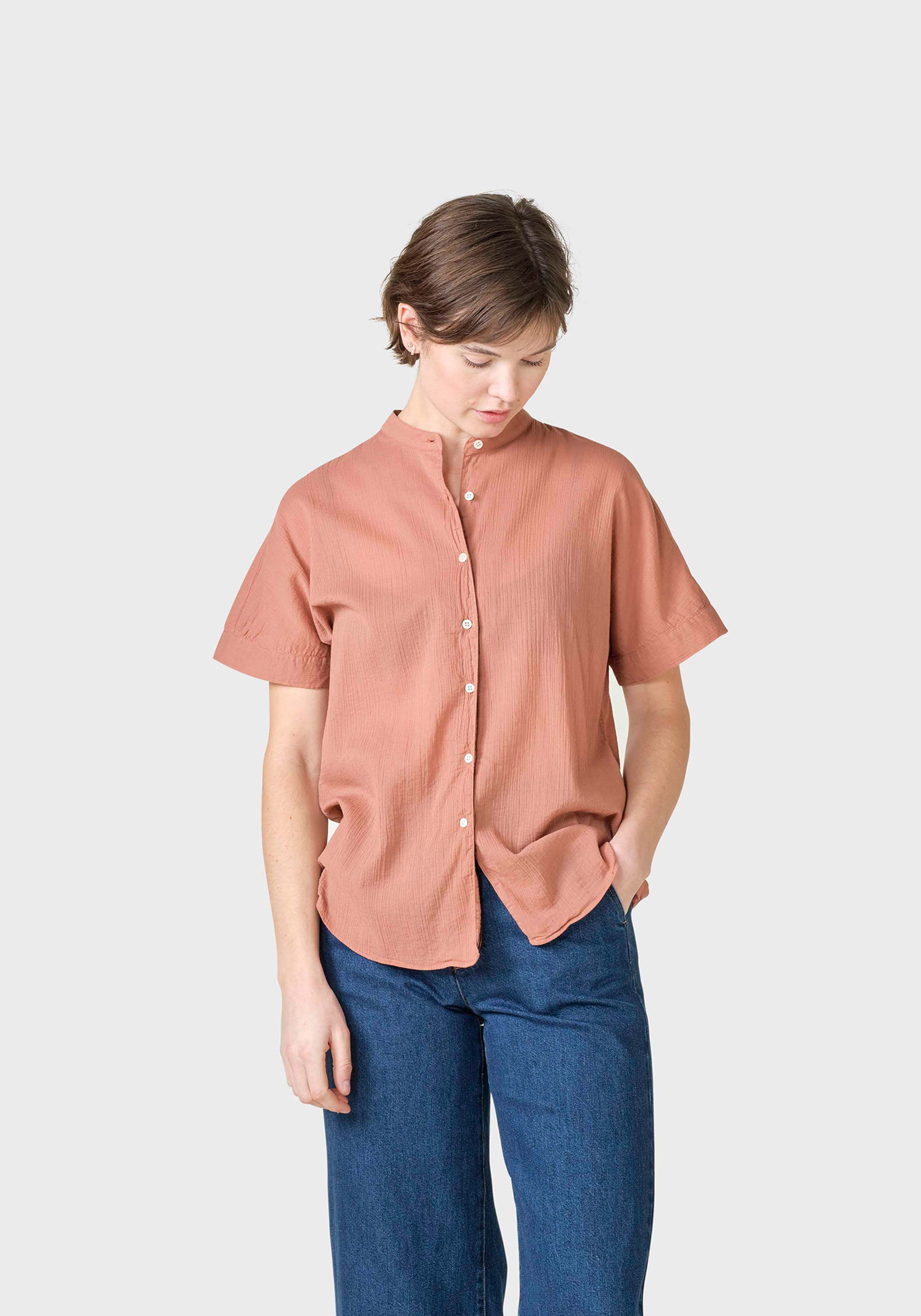 Klitmøller Collective Bluse Mille Burnt Sienna