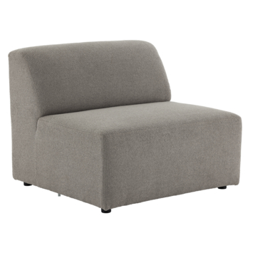 Modulaire bank Lieve tussenstuk taupe stof