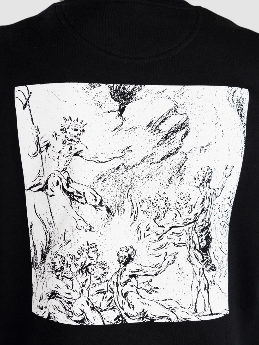 Poetic Collective Demon Crewneck Sweater black