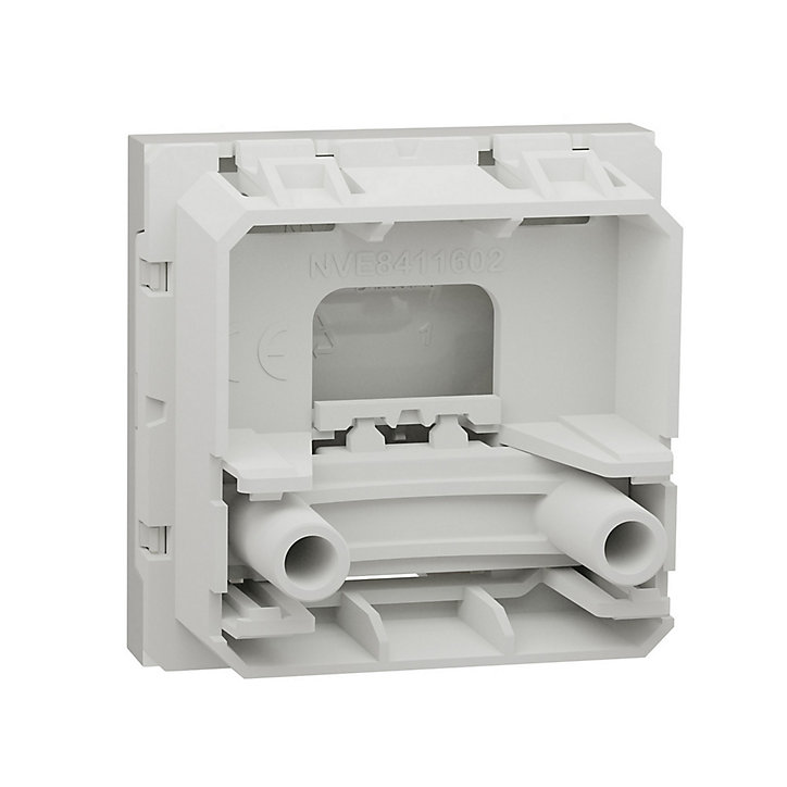 Mécanisme sortie de câble 2 modules Schneider Electric Unica Pro blanc