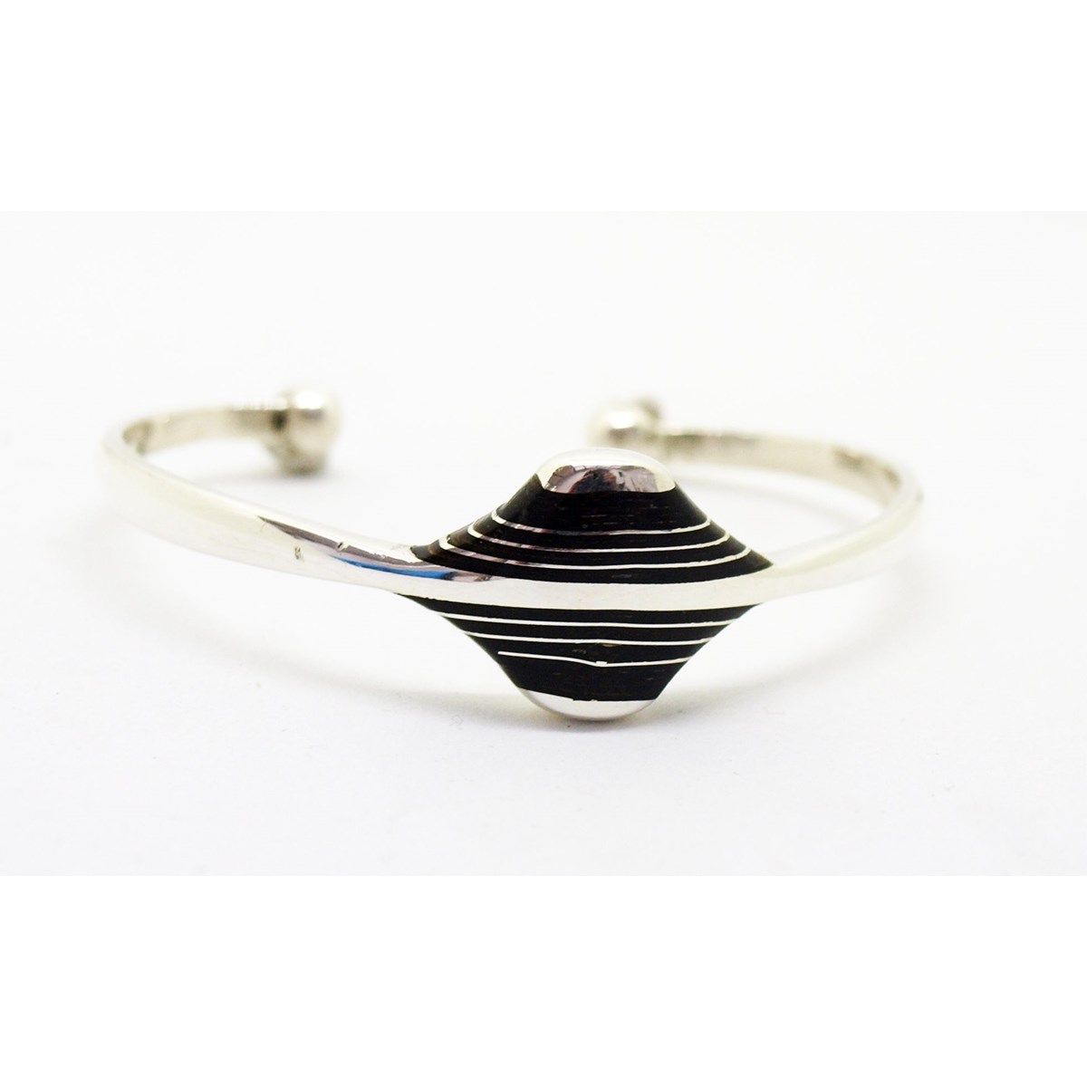 Bracelet touareg jonc et ébène