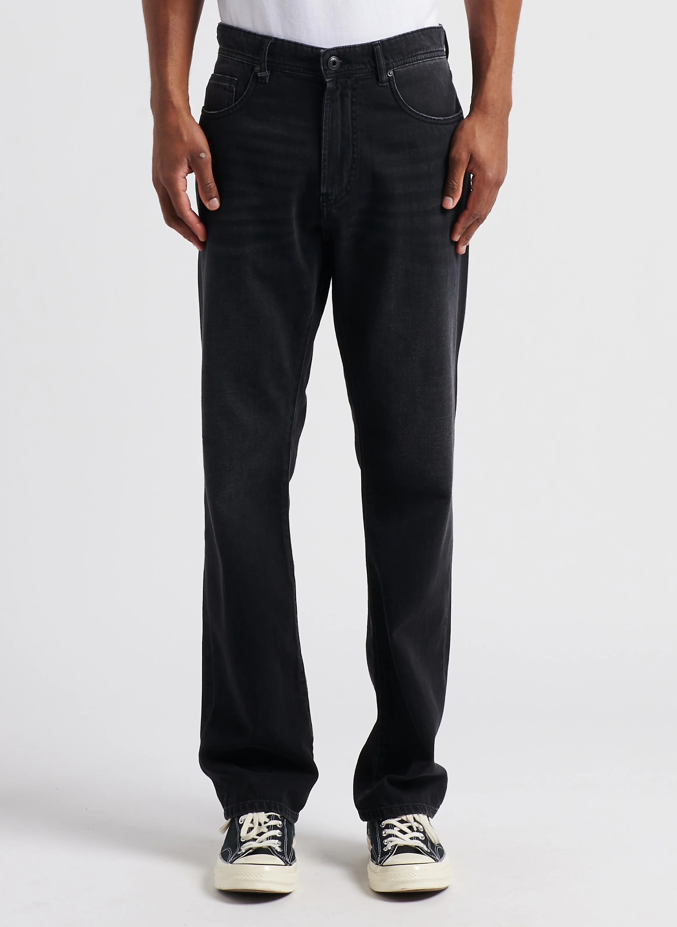 Jean regular-fit en coton | Noir