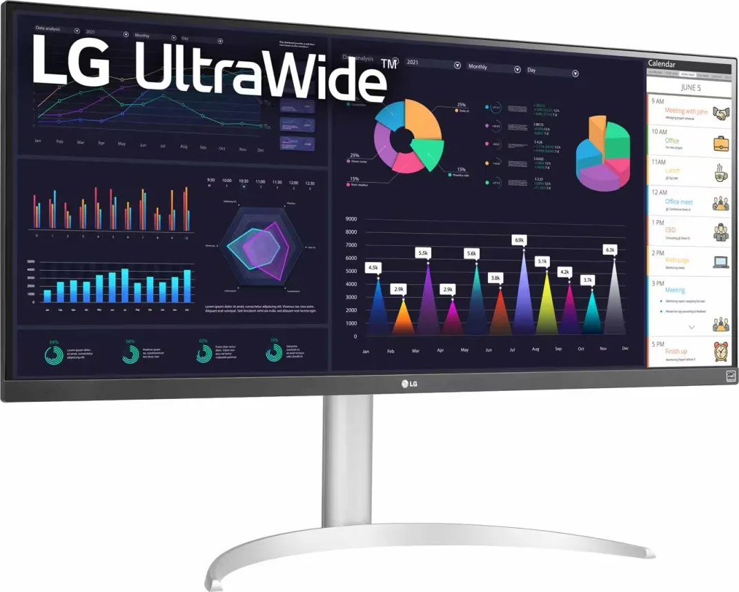 LG UltraWide 29WQ600-W Écrans de bureau et professionnels