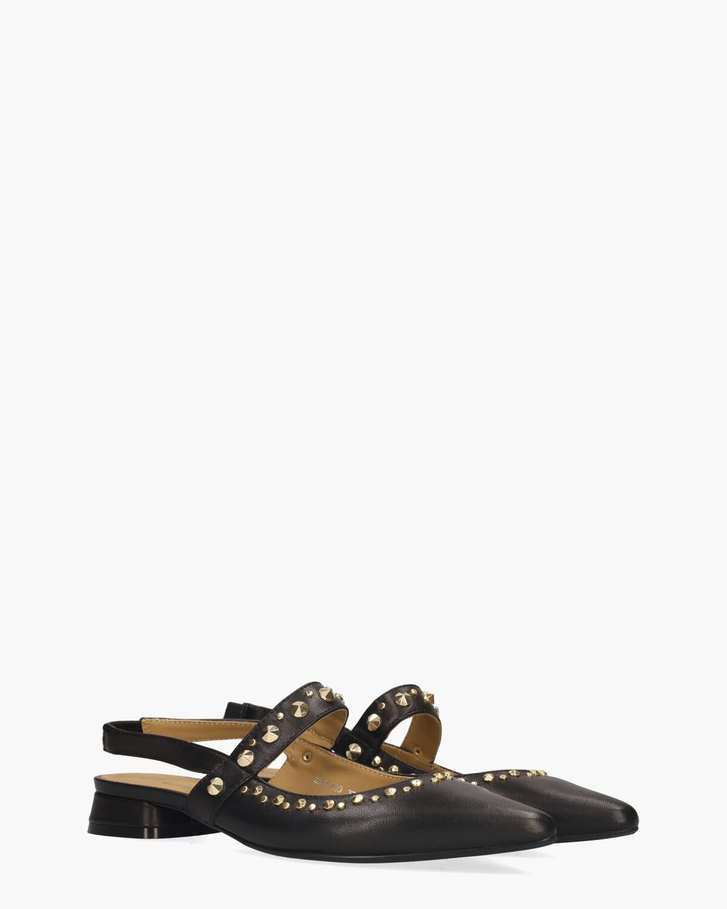 Di Lauro Walline Zwart Dames Slingbackloafers