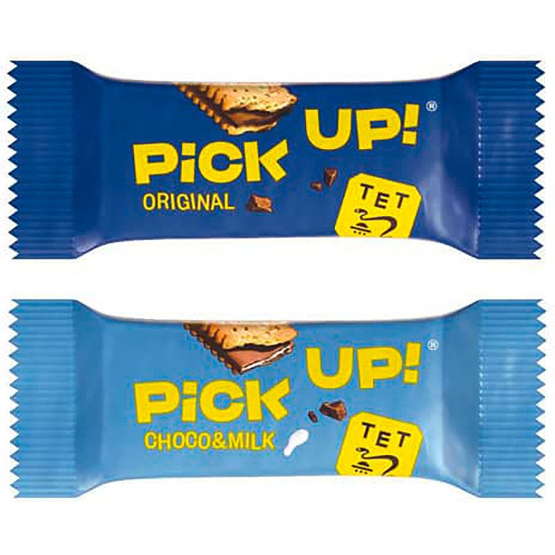 Pick up ! Barre de biscuits 'minis' mix - Boîte de 100