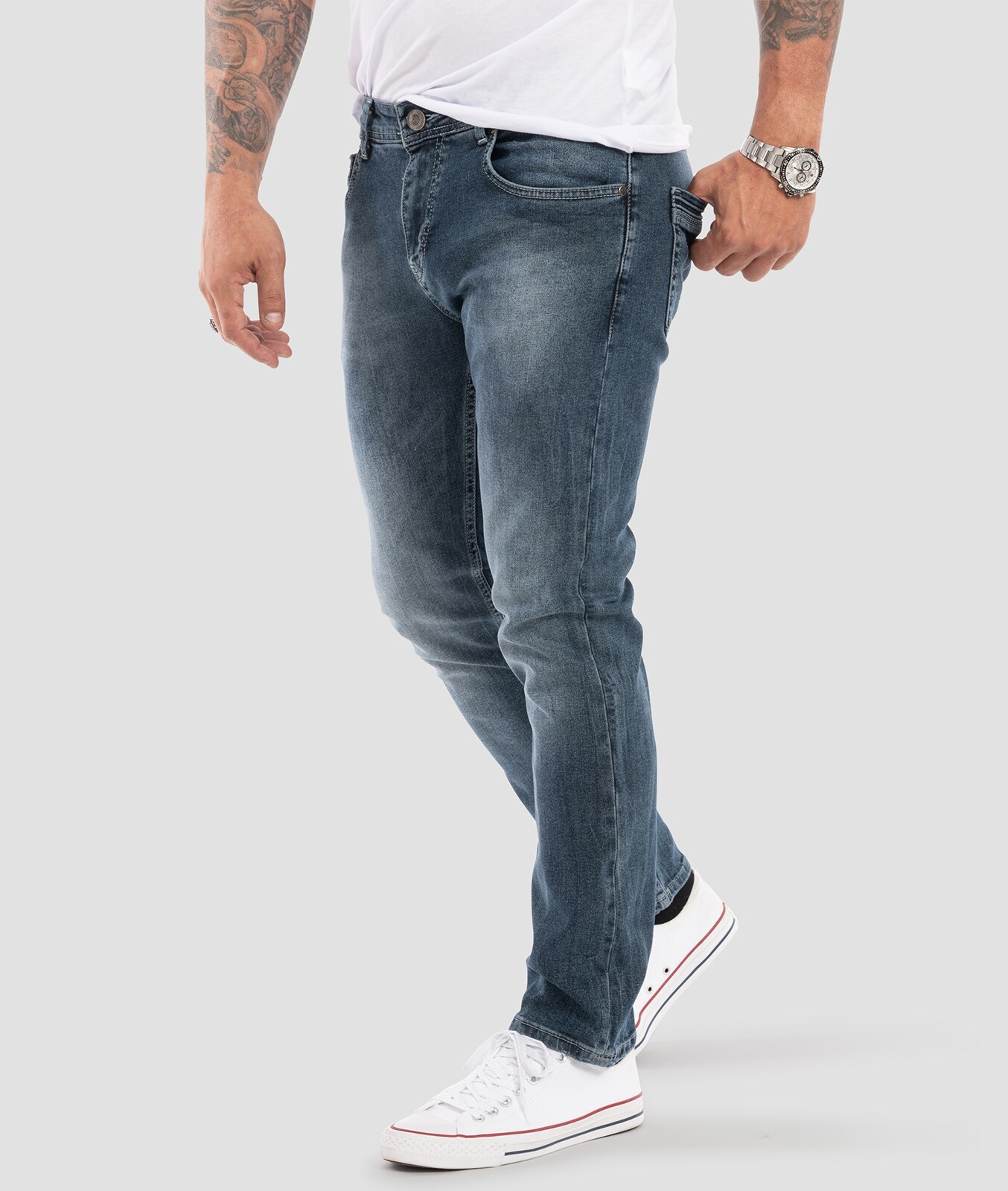 Indumentum Jeans Slim Fit Blau