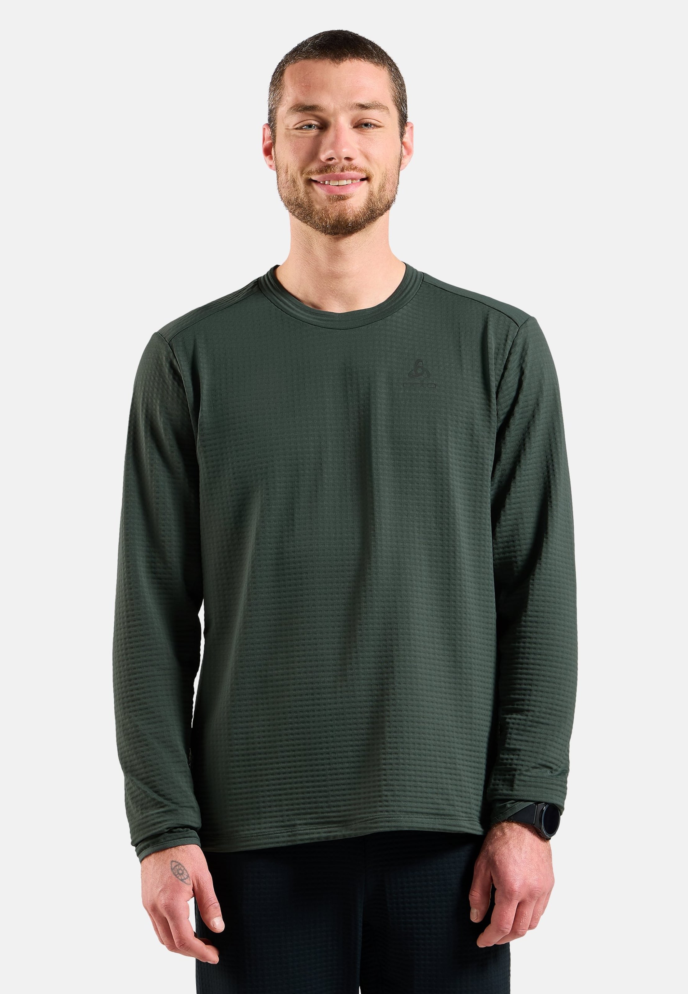 Essentials Thermal Laufshirt mit Rundhalsausschnitt in urban chic
