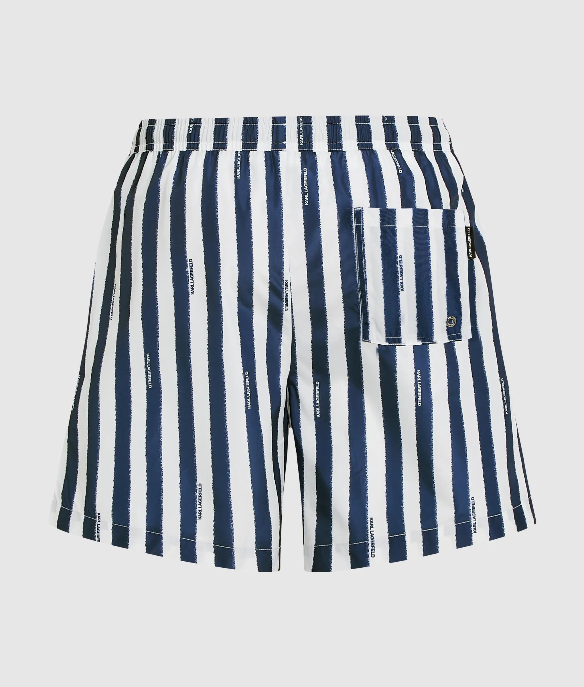 Gestreepte medium boardshort