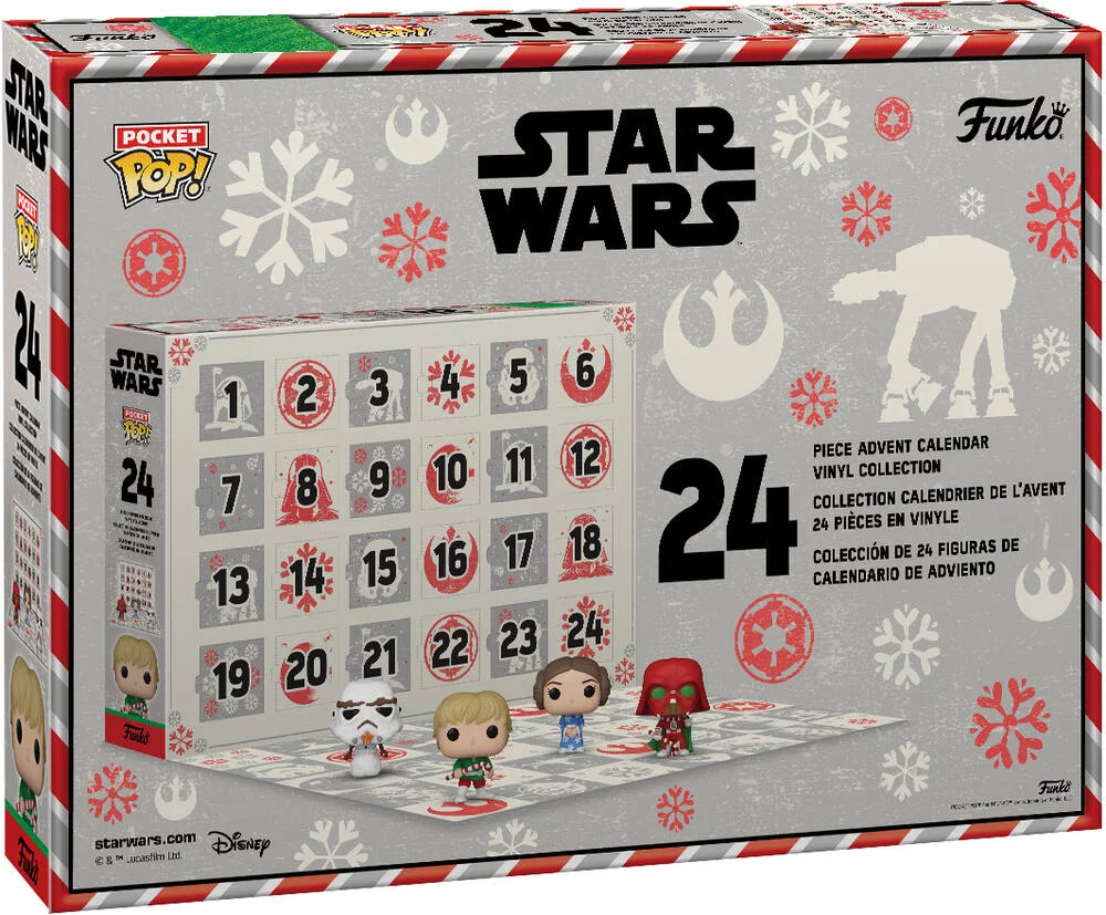 STAR WARS HOLIDAY - CALENDRIER DE L'AVENT POCKET POP