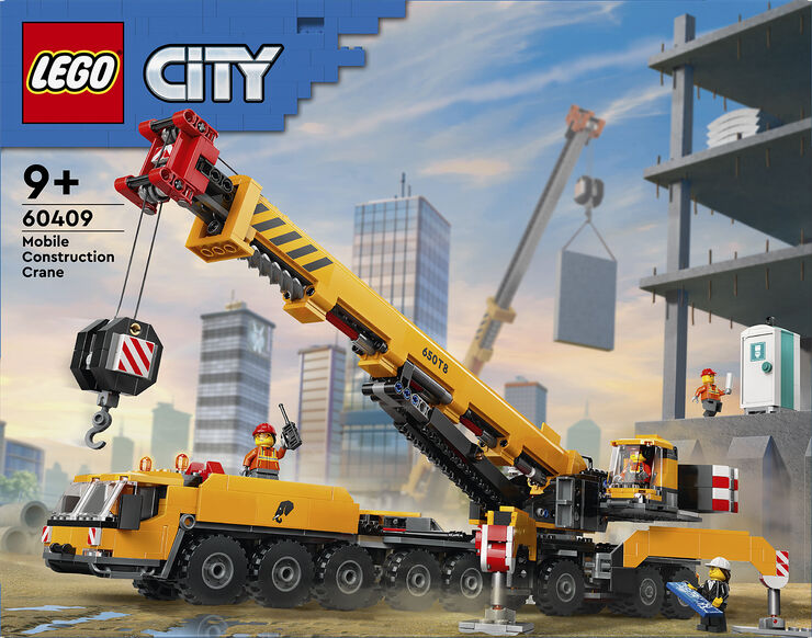 Lego Gul mobil byggekran 60409
