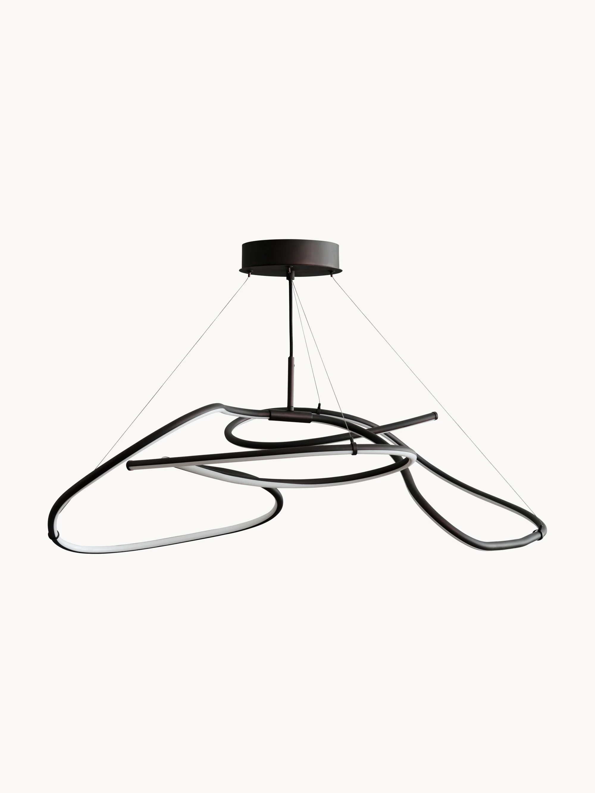 Grote LED-kroonluchter Ghost