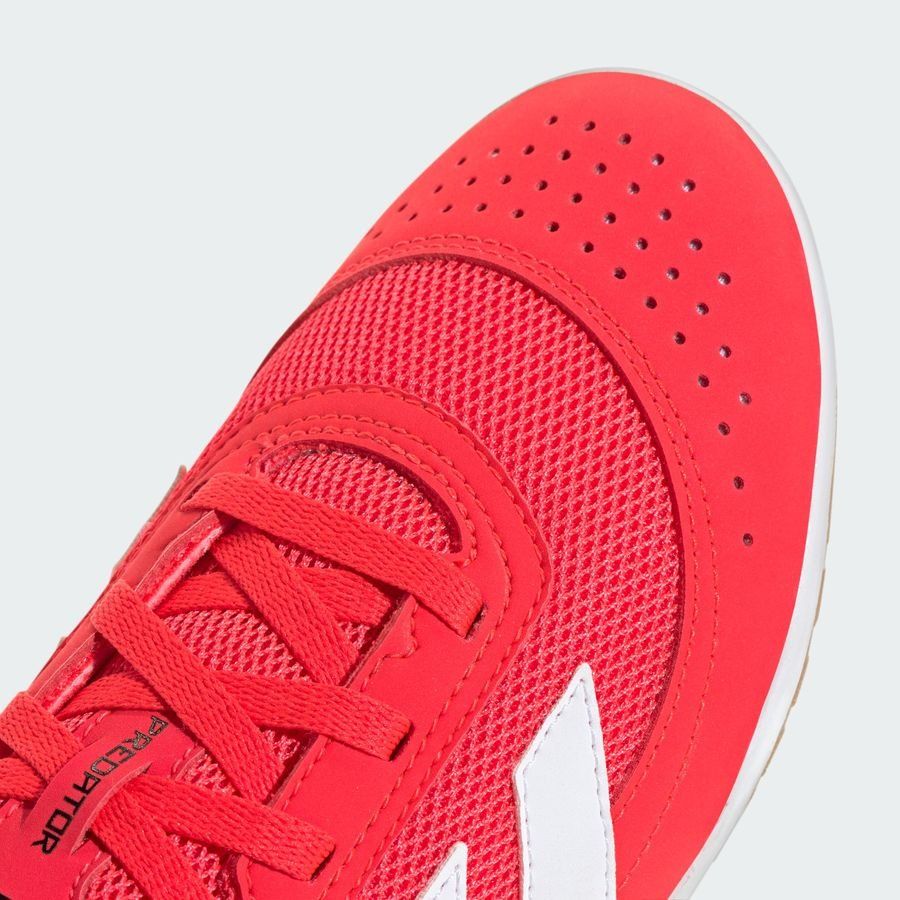 adidas Predator Club Sala IN Pure Victory - Lucid Red/Blanc/Noir Enfant