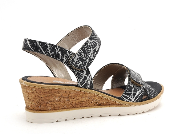 Remonte nu pieds talons femme r6252 bleu