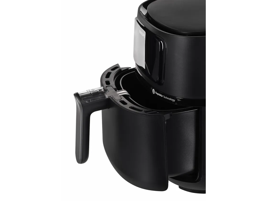 Philips Series 5000 Connected HD9285 XXL - Varmluftsrister - 7.2 liter - 2 kW - mørk sølv/sort