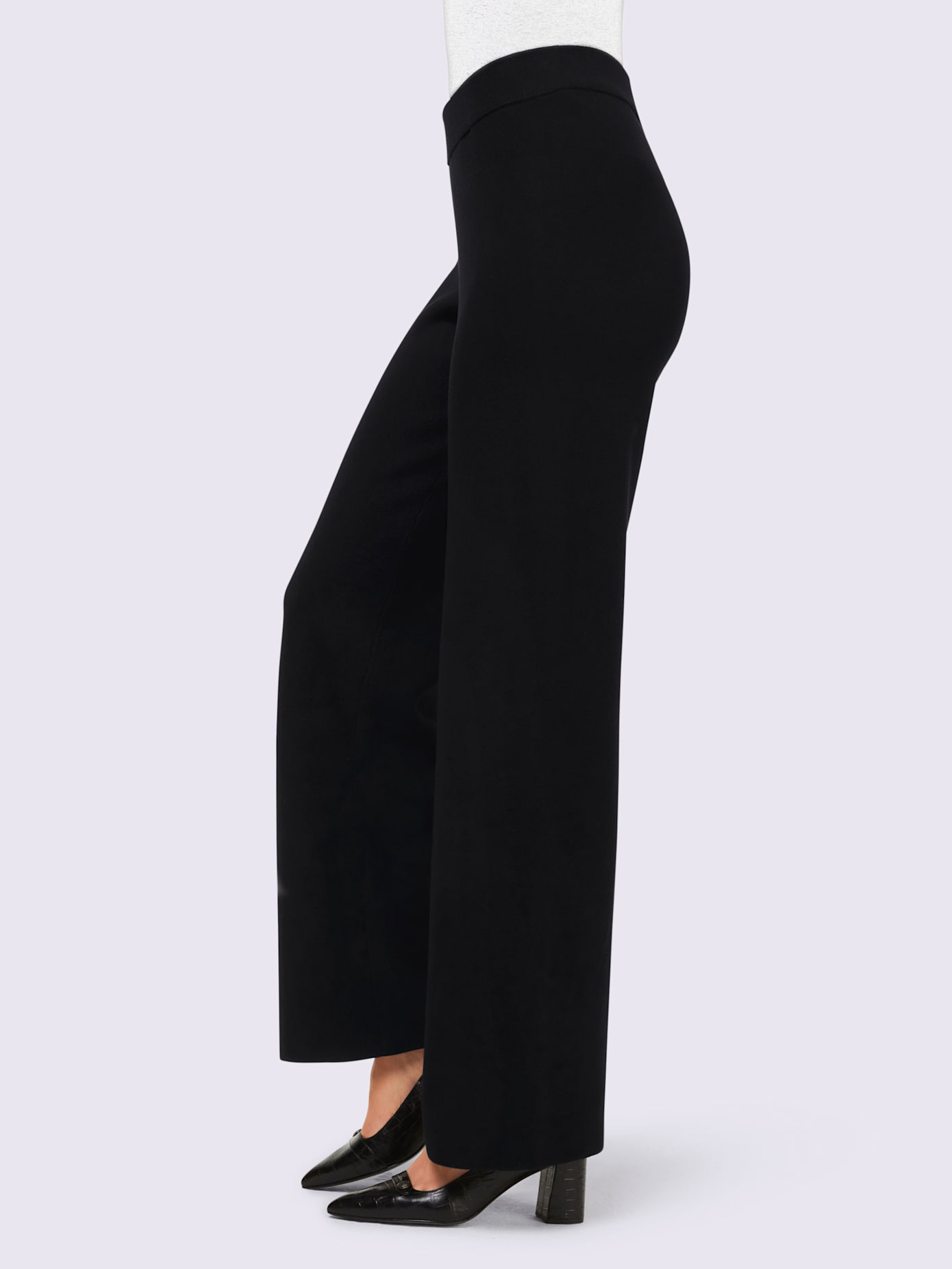 Pantalon en tricot qualité tricot fin