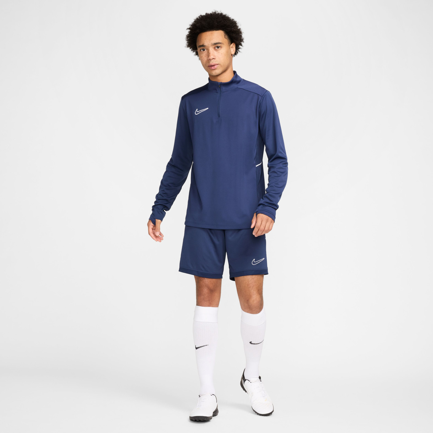 Nike Academy 25 Trainingsbroekje Donkerblauw Wit