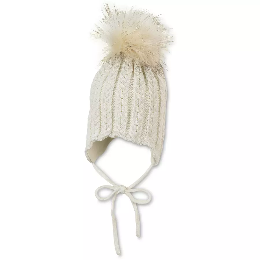 Sterntaler Strickmütze ecru