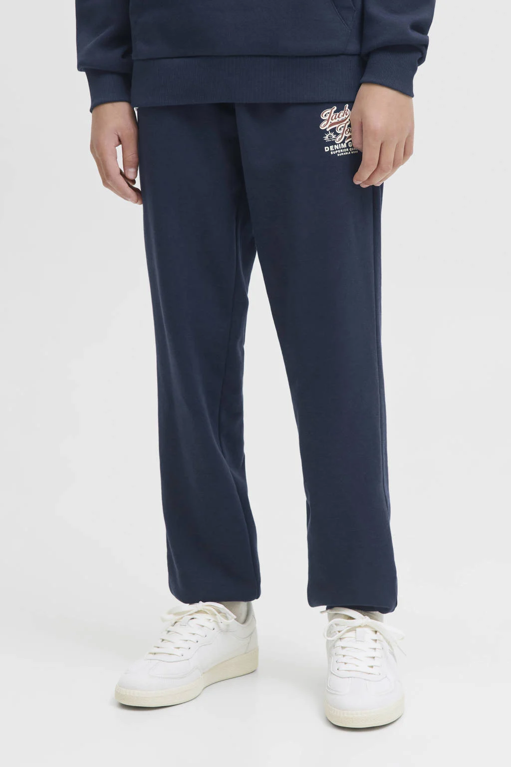 JACK & JONES JUNIOR joggingbroek donkerblauw
