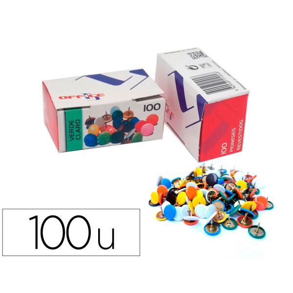 Lismânia Pioneses L-office Verde Pack 100 Un