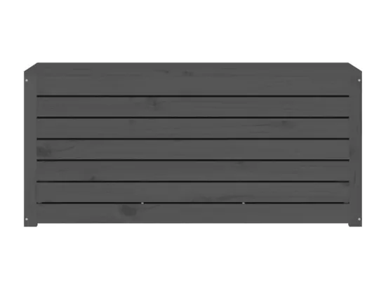 Boîte de jardin gris 101x50,5x46,5 cm bois massif de pin