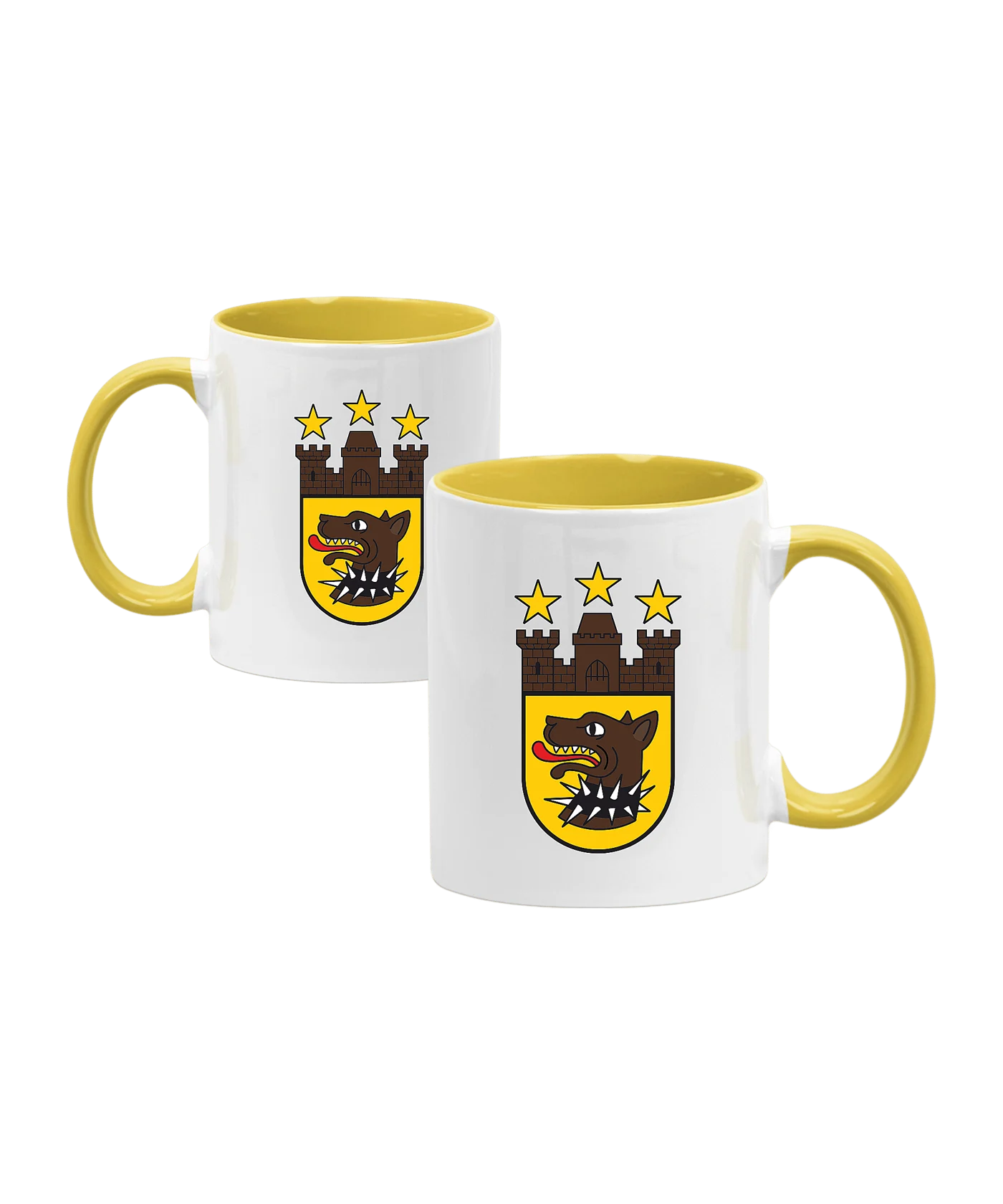Berlin Underdogs Fan Tasse Accessoire Gelb