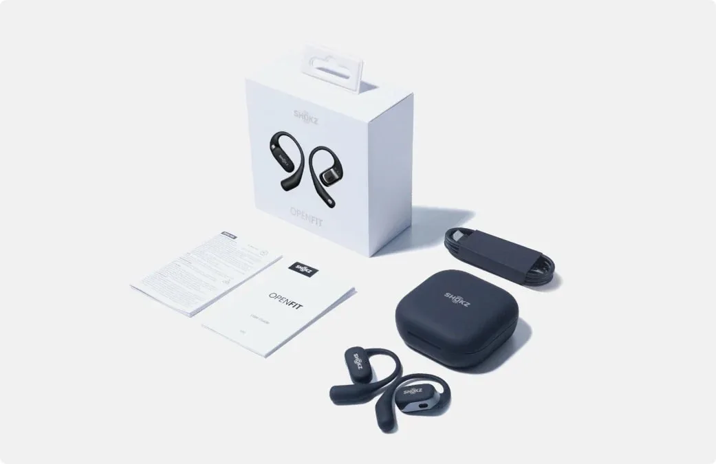 Shokz OpenFit Noir Écouteurs True Wireless