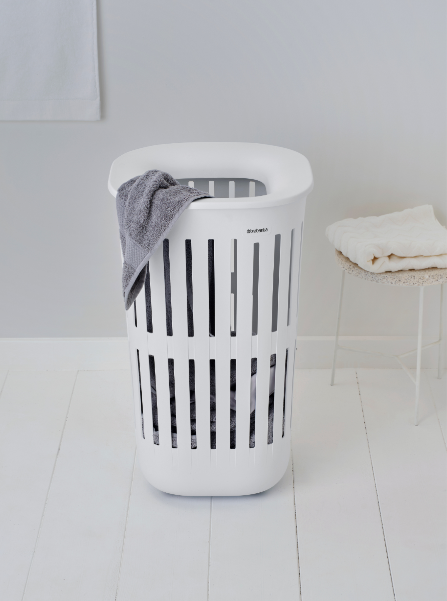 Collect-It Wasmand 55 liter, set van 2 - White