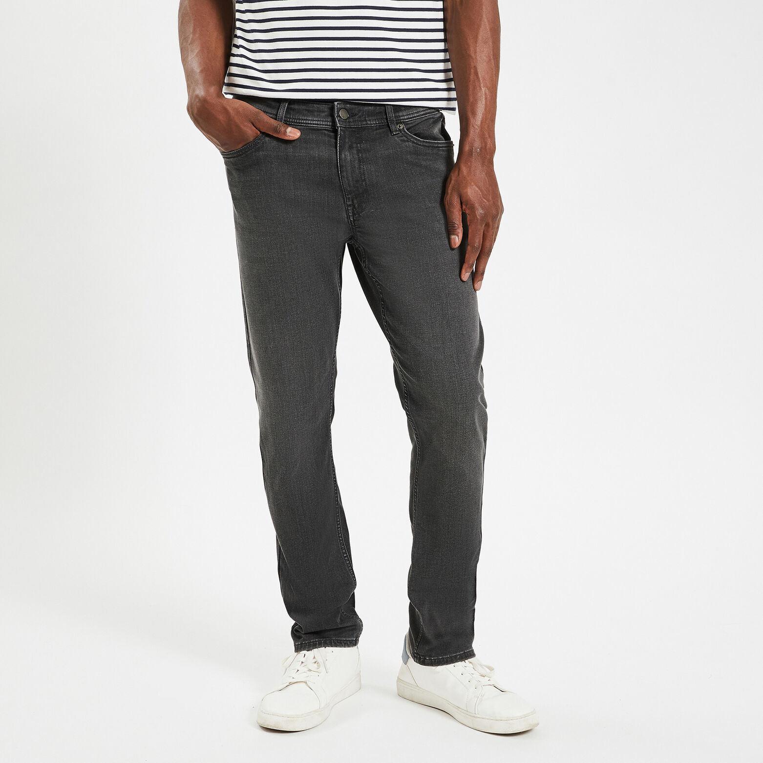 Jean slim urbanflex 3 longueurs Bleu