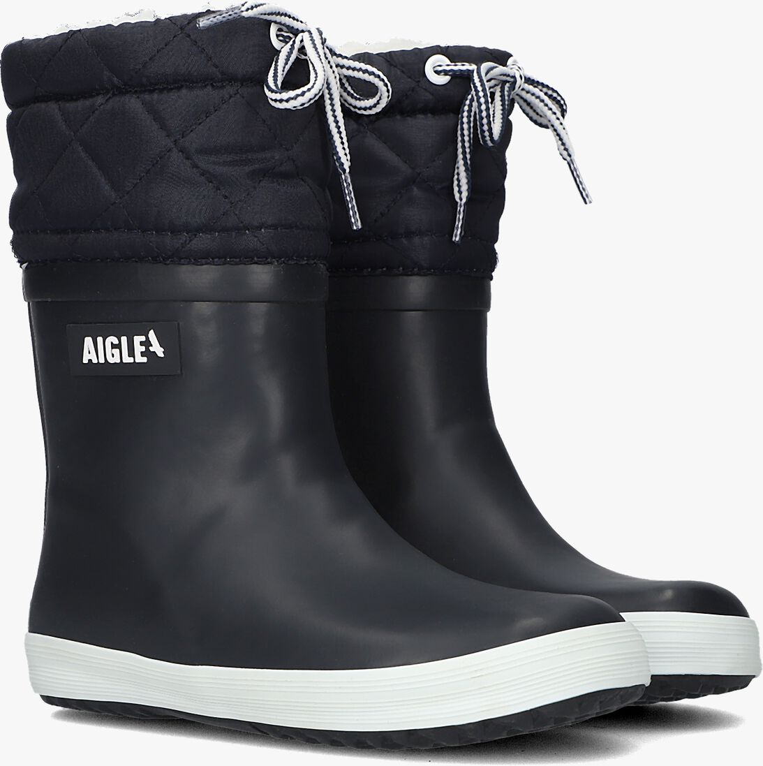 AIGLE blauwe aigle regenlaarzen giboulee