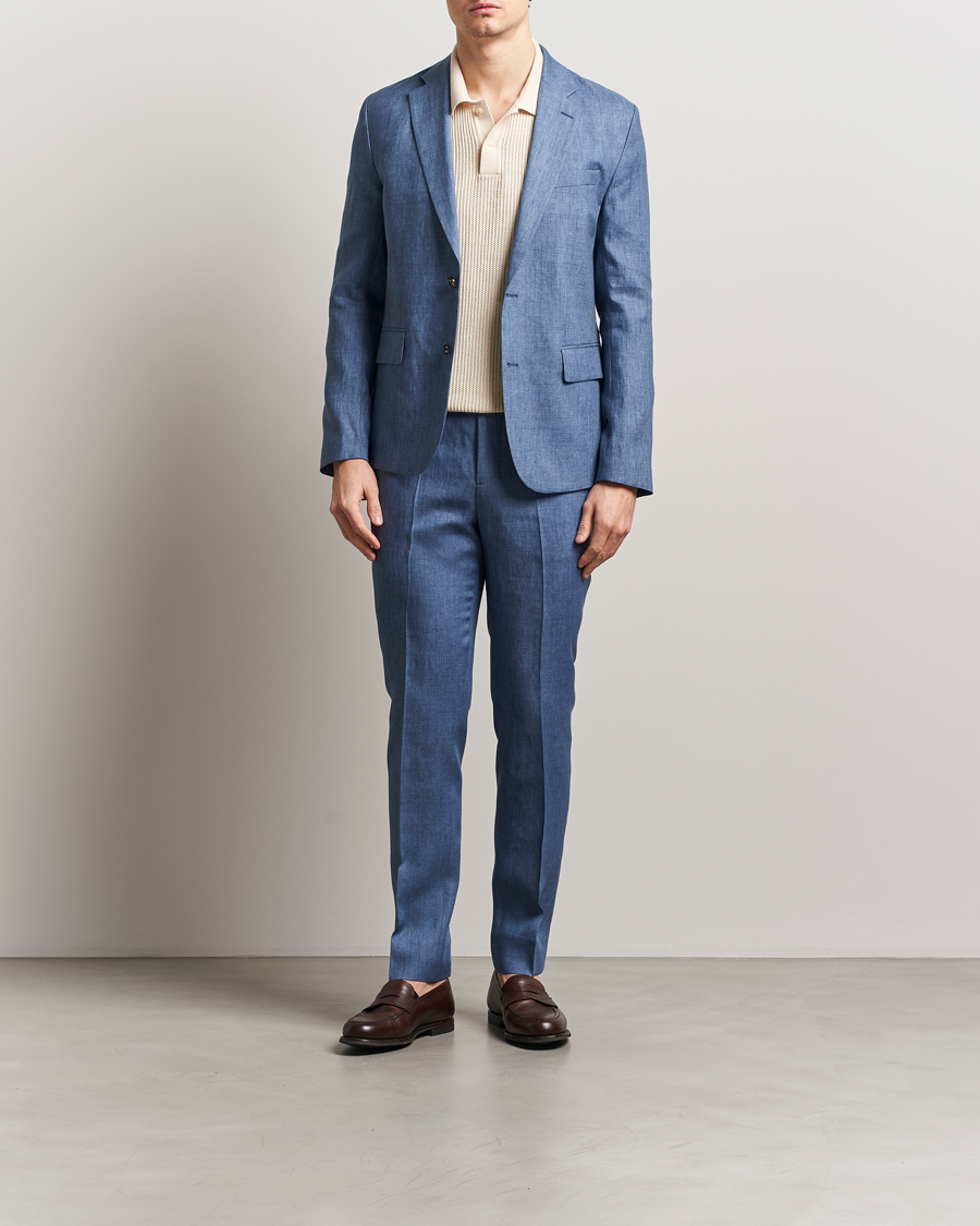 J.Lindeberg Elton Super Linen Blazer Rainwashed