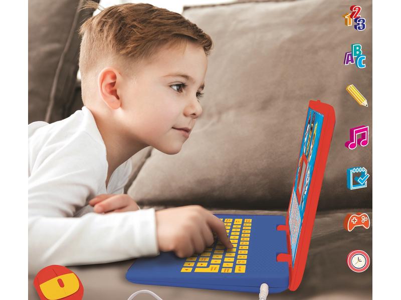 Lexibook Kindertablet Paw Patrol DE/EN Zweisprachiger Laptop für Bildungszwecke