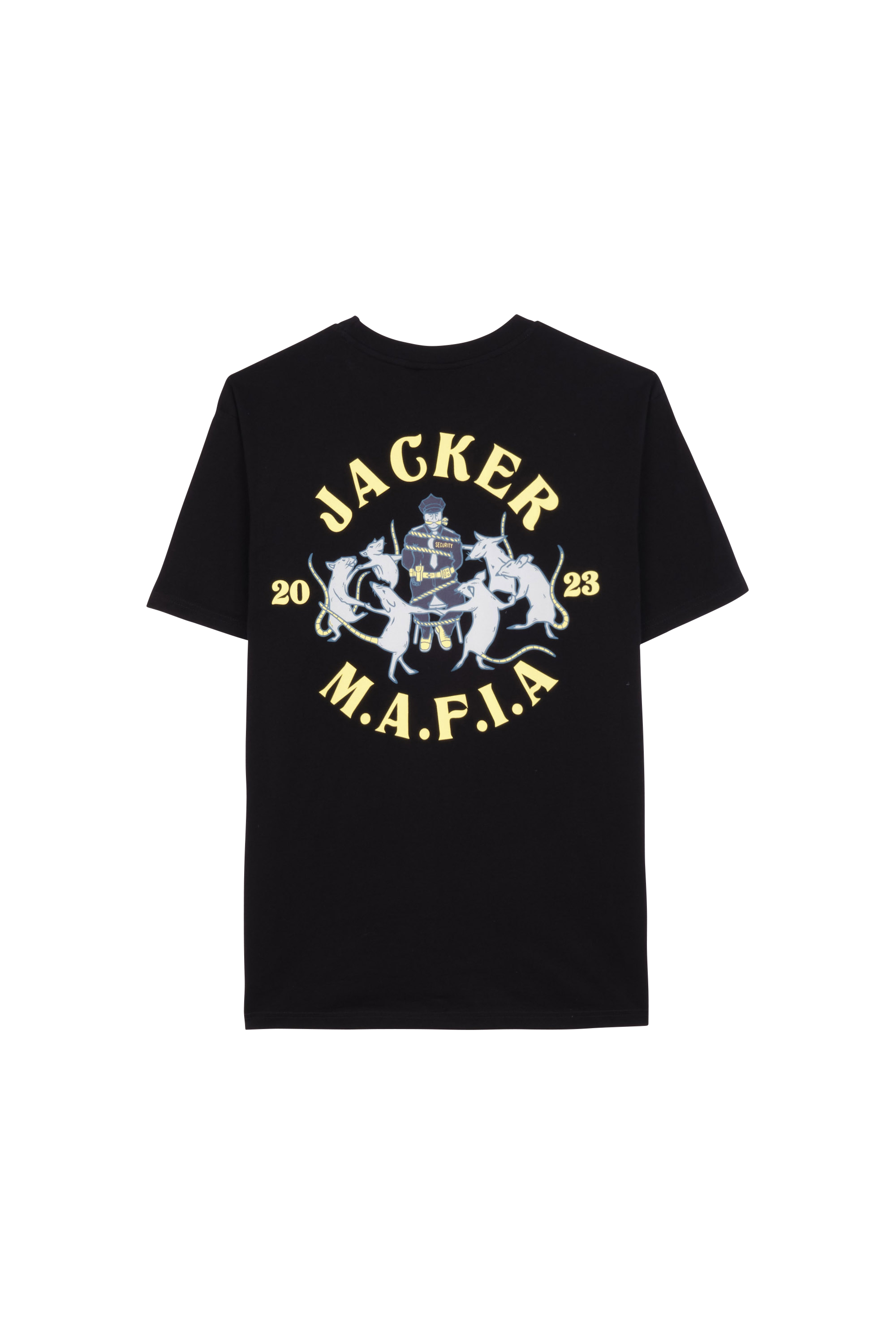 JACKER T-shirt DANCING RATS Noir