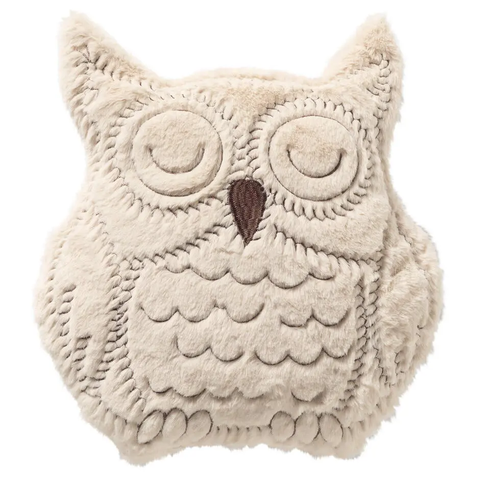 Sierkussen Owl - Whitecap Gray - 35x40 cm