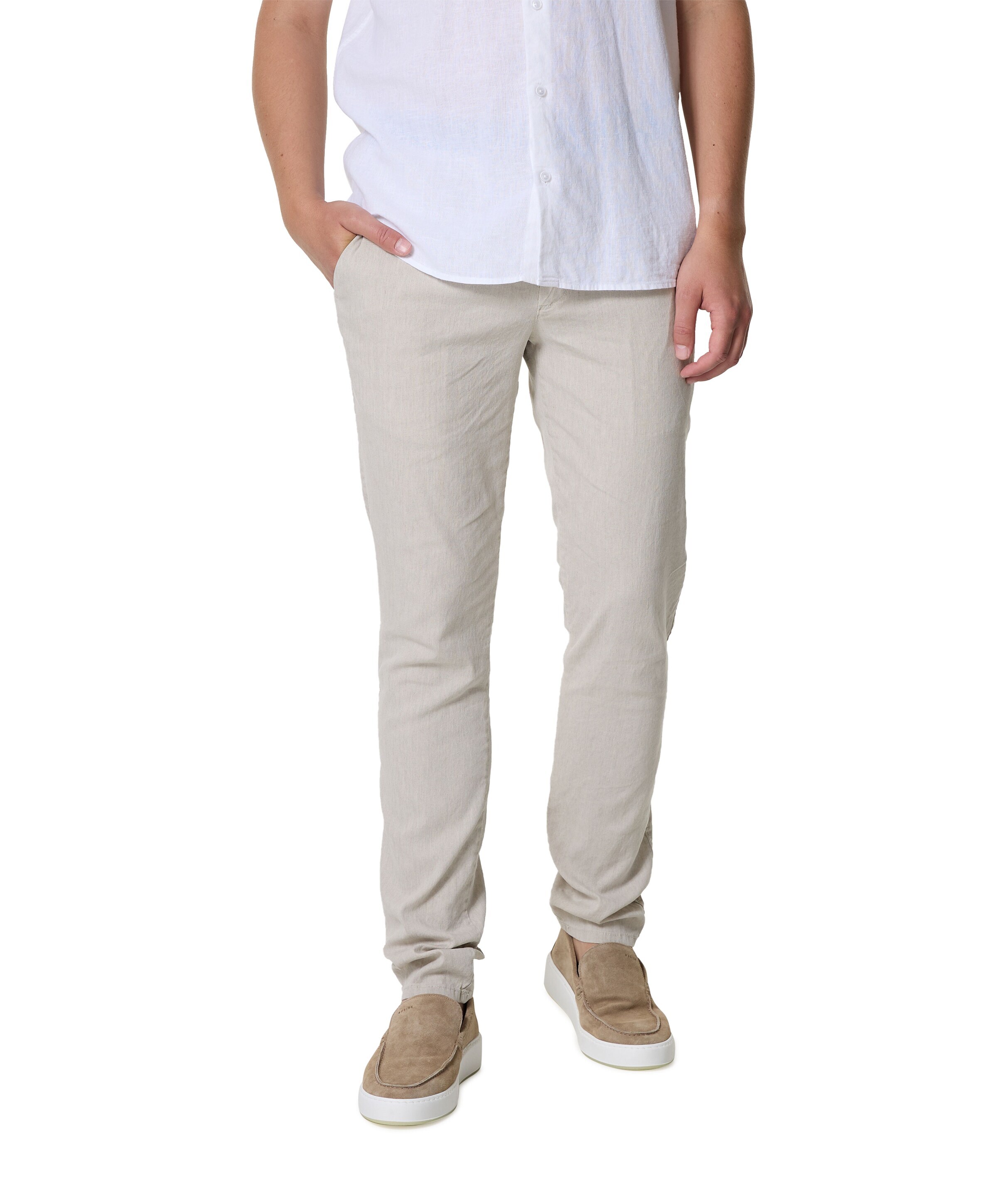 North.84 Prestige Chino Collection heren broek beige