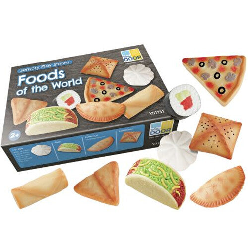 Yellow door stenen eten van de wereld - 8st