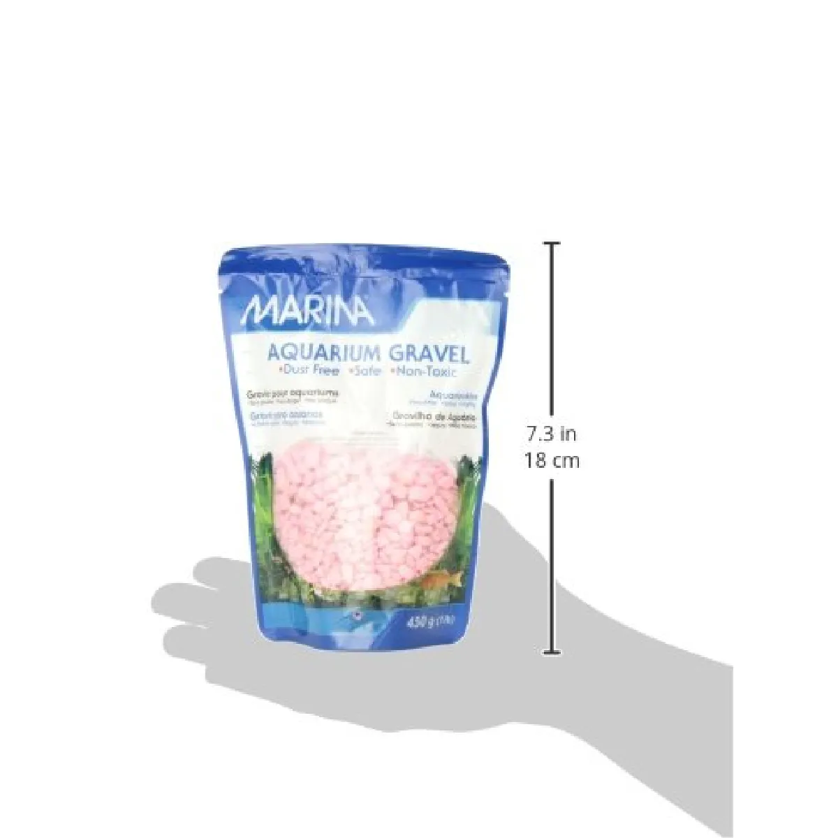 Marina Gravier décoratif rose 450g