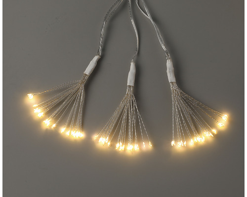 LED-vuurwerk lichtsnoer Lafiora 500 LED's 9,5 m + 5 m aansluitsnoer Warm witte lichtkleur incl. timer, dimmer
