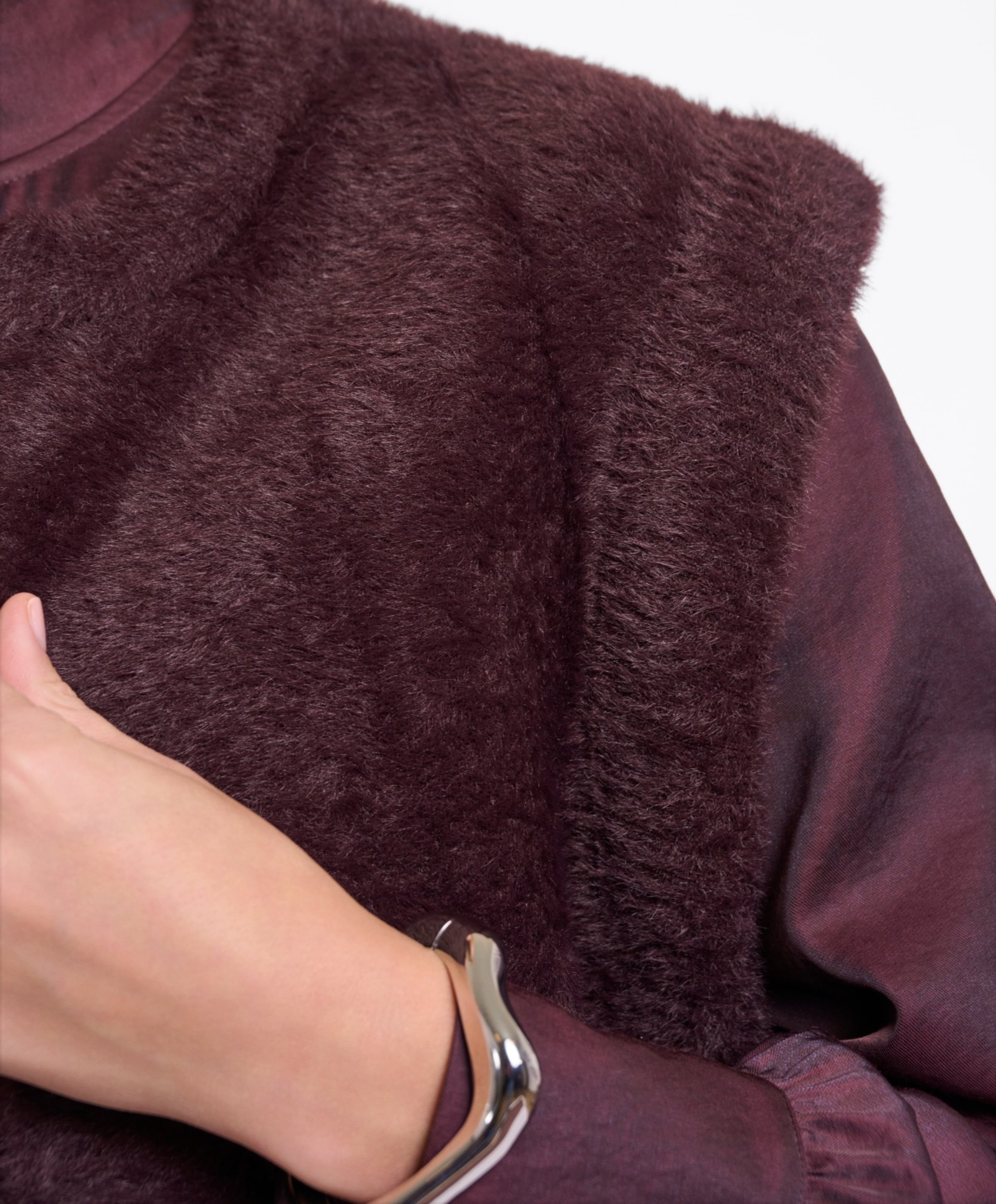 Rino & pelle Dames gilet bordeaux