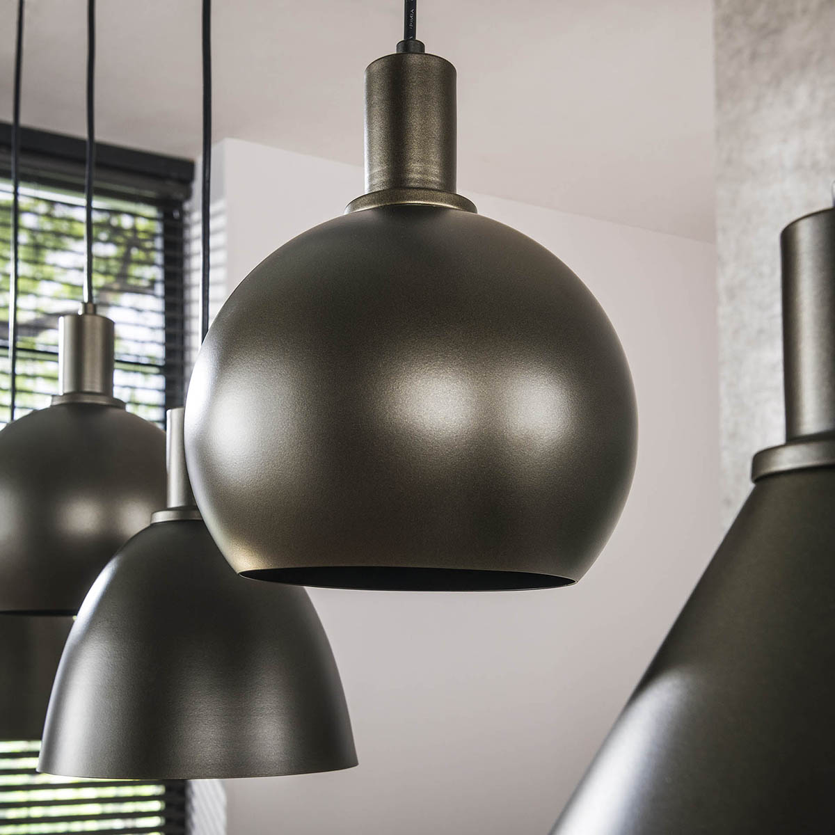 Hanglamp in de Mix bruin