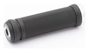 Poignées BMX PRIDE COBRA 129MM BLACK / LOCK SILVER