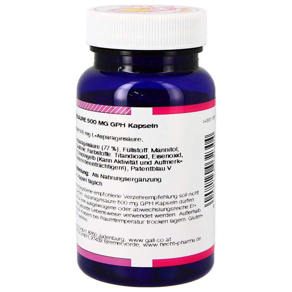 GALL PHARMA Asparaginsäure 500 mg Kapseln