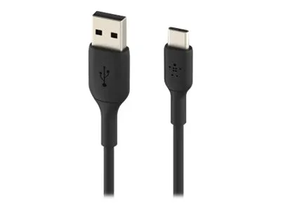 Belkin BoostCharge - USB-kabel - 24 pin USB-C (han) til USB (han) - 2 m - sort