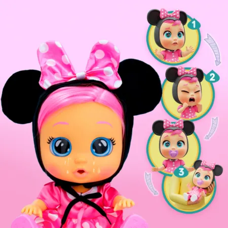 IMC Toys Cry Babies Dressy Disney Minnie