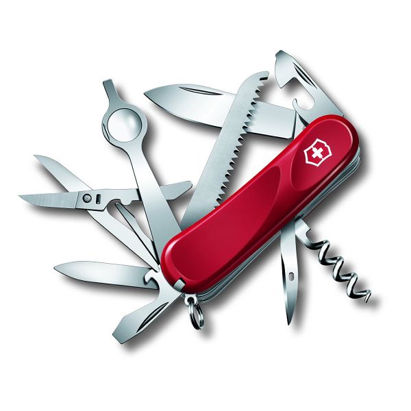 Victorinox Linha Evolution Evolution 23 Vermelho 2.5013.E com Lupa 17 Funções